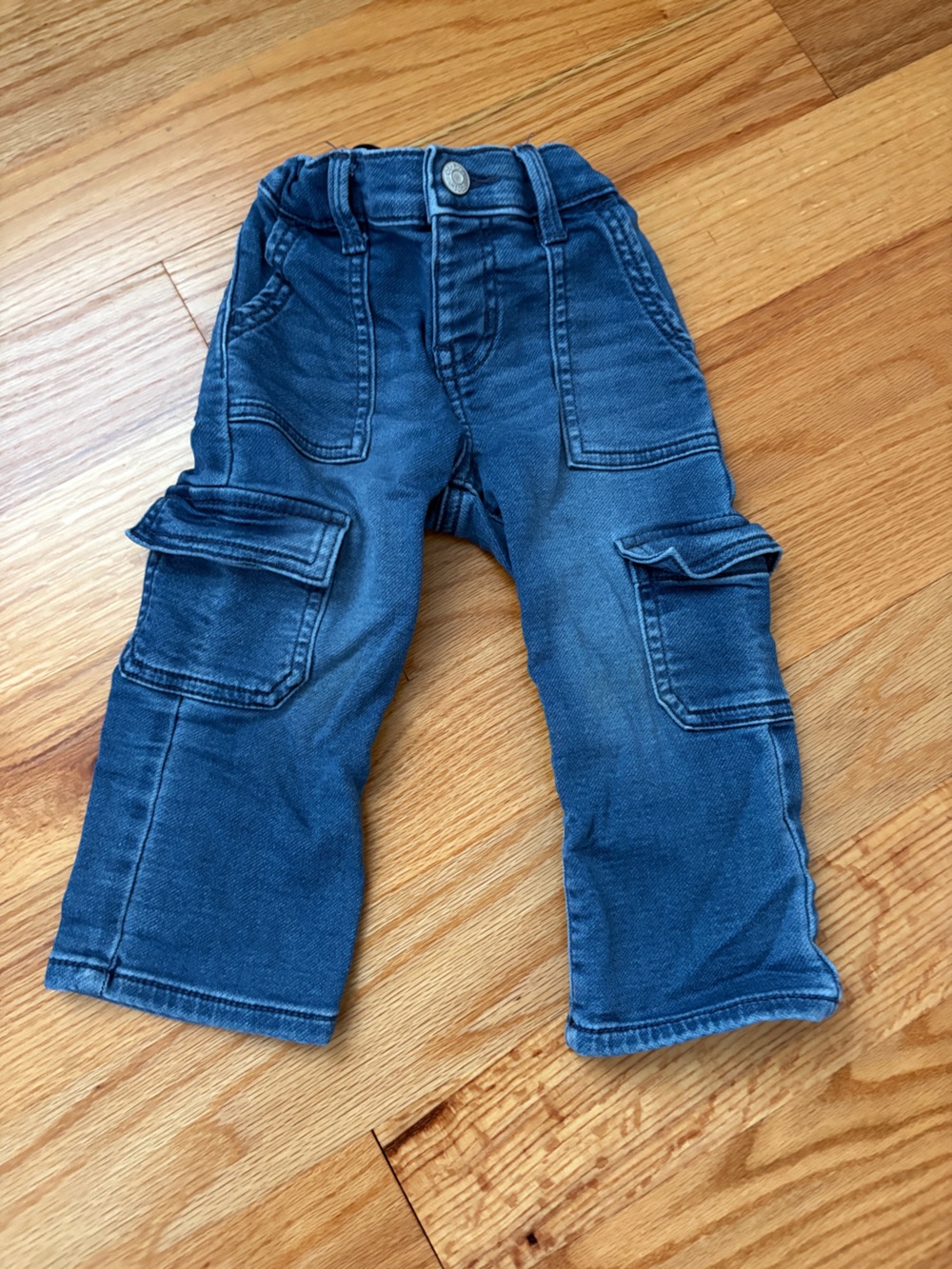 OshKosh B'gosh Dark Blue Straight Cargo Jeans
